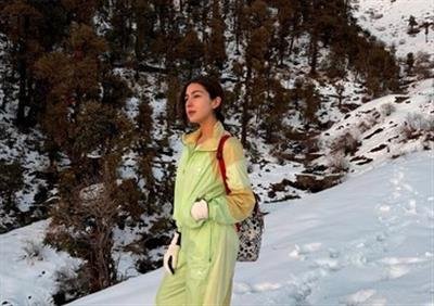 Sara Ali Khan provides a glimpse into her time in the mountains