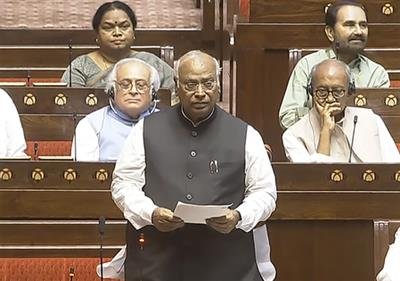 Kharge greets Harivansh on re-election as RS Dy Chairman, flags LS Dy Speaker vacancy
